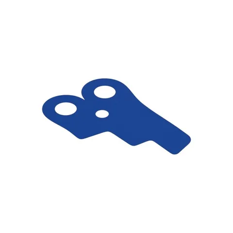 LEGO Blue Minifigure Cape Cloth, Stepped Cutout On One Side inv.628