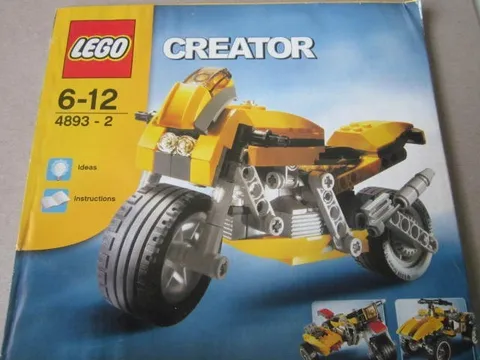 Lego Building Instructions Instruction Creator 4893 -.2 Bike