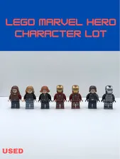 LEGO Marvel Minifigure Lot of 7x - Winter Soldier, Iron Man, Black Widow, & More