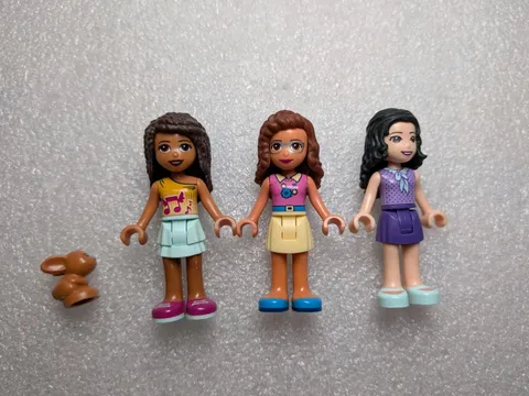 Lego Friends Minifigures Only from #41340 Friendship House Emma Olivia Andrea