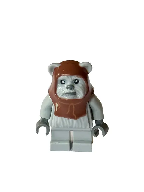 LEGO Star Wars Ewok Chief Chirpa Gray Minifigure Endor 8038 10236 (sw0236) ROTJ