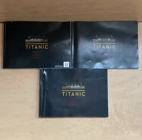 LEGO Titanic 10294 Instruction Manuals Booklets 1-3 Illustrated EN/FR/ES 2021