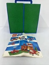 Lego Blue Storage Carry Case with 3 Baseplates & 9 Compartments Lego Basic 545