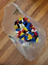 5-pound bag assorted legos including special pieces and colors