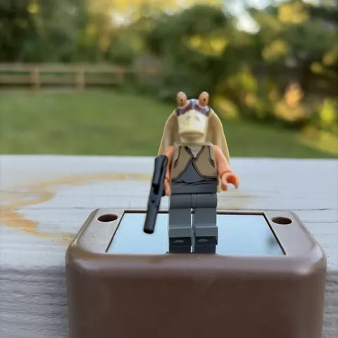 LEGO Star Wars Jar Jar Binks Minifigure w/ blaster MF55 