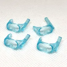 LEGO Parts - Trans-Lt. Blue Minifigure Visor Scuba Diver Mask -30090/35244 X 4