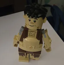 LEGO Hulk Brick-Built BigFig Figure Printed Tan Brown Black Set 4529
