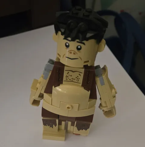 LEGO Hulk Brick-Built BigFig Figure Printed Tan Brown Black Set 4529