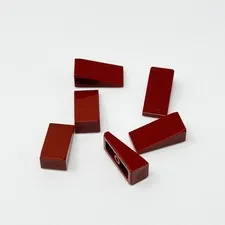5404 LEGO Parts Slope 18 2x1x2/3 DARK RED (6)