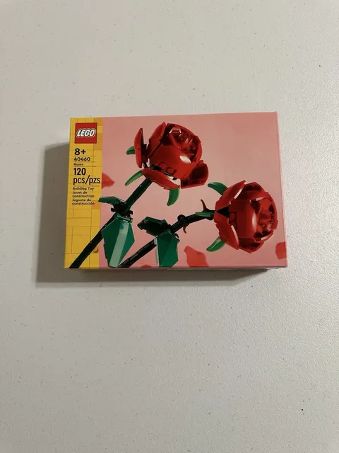 New Lego Roses 120 Pieces Set 40460 Sealed 