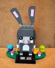 40271 LEGO Complete  Iconic: Gray Rabbit easter Bunny