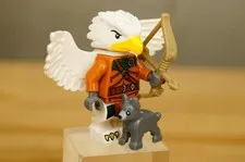 Authentic Toy Lego Minifigure Aarakocra Ranger Dungeons & Dragons 71047 & Dog