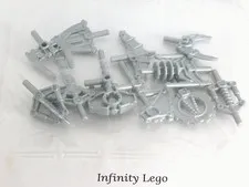 LEGO 2006 Pearl Light Gray Bionicle Weapon Pack Sealed Bag 12 Pieces (55237) NEW