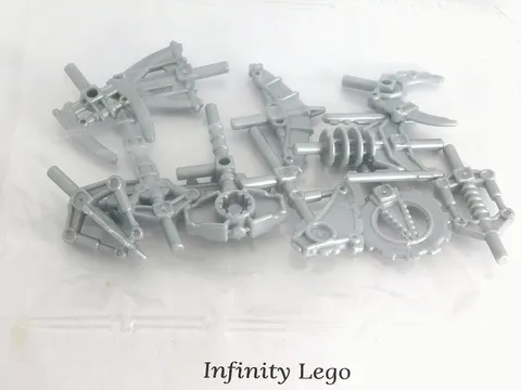 LEGO 2006 Pearl Light Gray Bionicle Weapon Pack Sealed Bag 12 Pieces (55237) NEW