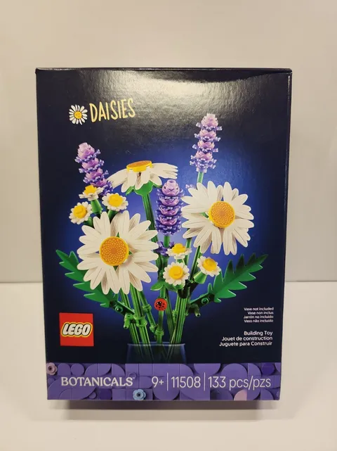 NEW LEGO Botanicals Daisies Artificial Flowers Bouquet Building Toy SEALED