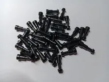 LEGO BULK LOT OF 40 BLACK MINIFIGURE UTENSIL TELESCOPE  #64644