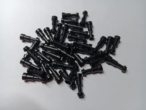 LEGO BULK LOT OF 40 BLACK MINIFIGURE UTENSIL TELESCOPE  #64644