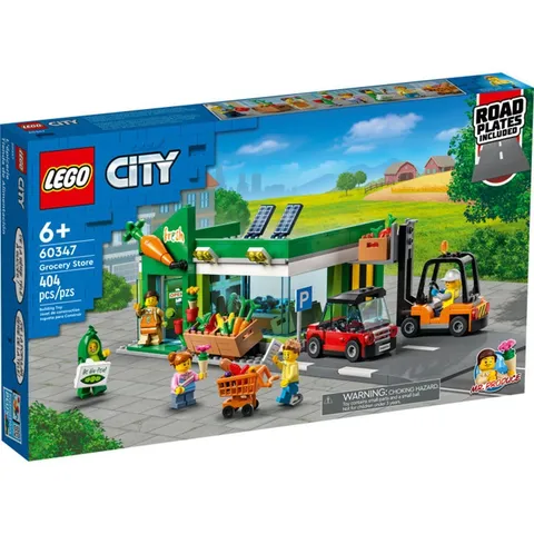 LEGO City 60347 Supermarket 404pcs Grocery Store Building Set