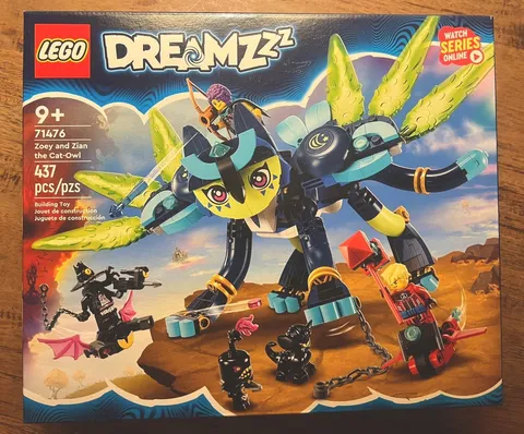 NEW LEGO DREAMZzz Zoey and Zian the Cat-Owl (71476) 