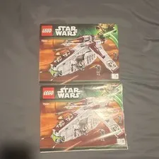 LEGO Star Wars Republic Gunship 75021 Instruction Manuals Booklets 1 & 2