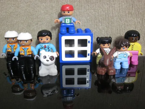 Lego Duplo Figures Animal People Dog Bunny Pilot Worker Girl Boy Mom Teacher