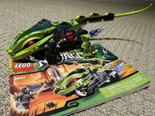 2012 Lego Ninjago: Lasha's Bite Cycle (9447) Complete W/ Manual & Minifigures