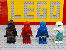 Lego Ninjago Minifig Kai Jay Zane Cole Ninja Samurai Dragon Rising Set