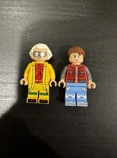 LEGO - 10300 Back To The Future Marty McFly & Doc Brown Minifigures set NEW