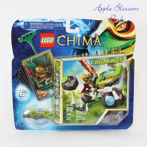 NEW Lego Legends of CHIMA Speedorz Set 70103 - Crominus Minifig Boulder Bowling