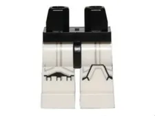 LEGO® Part 970c01pb32 - Hips and White Legs with SW Stormtrooper Black