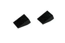 6 Lego® TRAIN Railway 9V RC Substructure Slope Inverted 3x2 BLACK