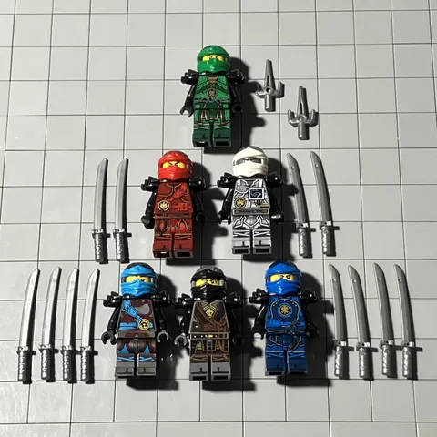 LEGO NINJAGO The Hands of Time Minifig Zane 70624 Lot Of 7 G3 66