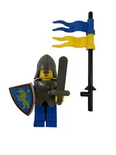 LEGO Castle Crusader Lion Knight Minifigure 6081 6042 Shield cas112 Sword Flag