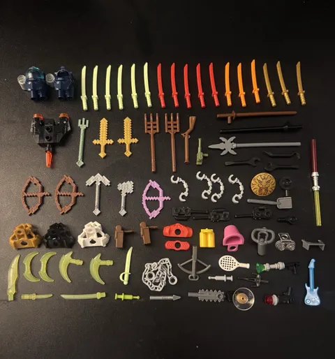 Lego Weapons and Equipment Assortment 