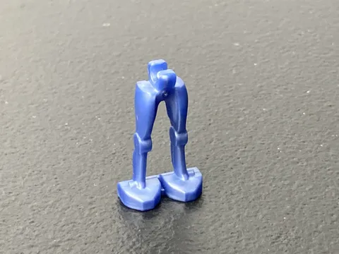 LEGO Star Wars - Pearl Sand Blue Super Battle Droid Legs 7163