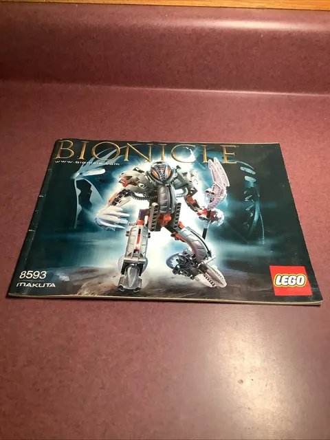 Lego Bionicle MAKUTA 8593 instruction manual ONLY 2003