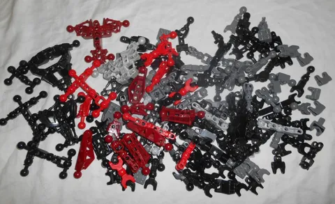 LEGO Bionicle Hero Factory Body Part Lot Torso Arm Leg Ball Joint Connector 162p