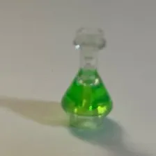 LEGO Minifigure Flask Science Beaker Trans BRIGHT GREEN Potion Lab Gear Monster