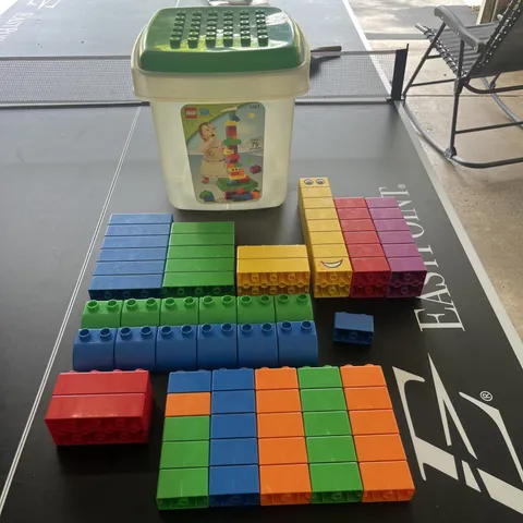 Lego Quatro 5357 Bucket 73 Pieces Large-Sized Bricks 1-3 Years Complete