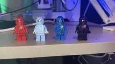LEGO NINJAGO Minifigure Lot of 4 NRG Kai Zane Jay Cole