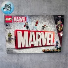 LEGO 76313 Super Heroes: Marvel Logo & Minifigures -  NEW/SEALED