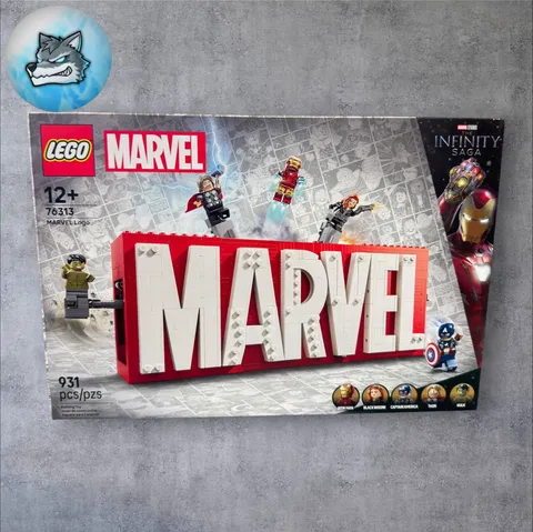 LEGO 76313 Super Heroes: Marvel Logo & Minifigures -  NEW/SEALED