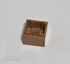Lego Medium Nougat Container, Box 2 x 2 x 1 Top Opening Raised Inside Base 2821