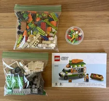 LEGO City 60345 Farmers Market Van, 100% complete