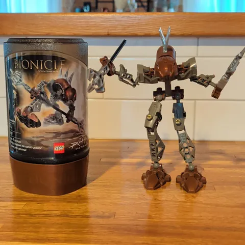 LEGO BIONICLE Rahkshi Panrahk 8587 Complete Set Canister 47 pcs (2003)