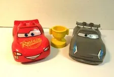 LEGO Duplo 10857: Lighting McQueen & Jackson Storm + Trophy EUC