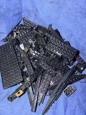 LEGO Lot of 194 Random Pieces-Black Assorted Pieces