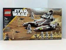 LEGO STAR WARS: Republic Fighter Tank (75342) RETIRED 6 Mini Fig Brand New! Mace