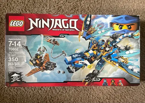 LEGO Ninjago 70602 Jay's Elemental Dragon COMPLETE SET