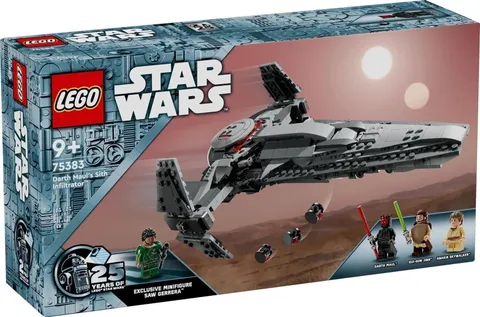 DARTH MAUL'S SITH INFILTRATOR Star Wars Lego Box Set #75383 640pcs MINT 2024